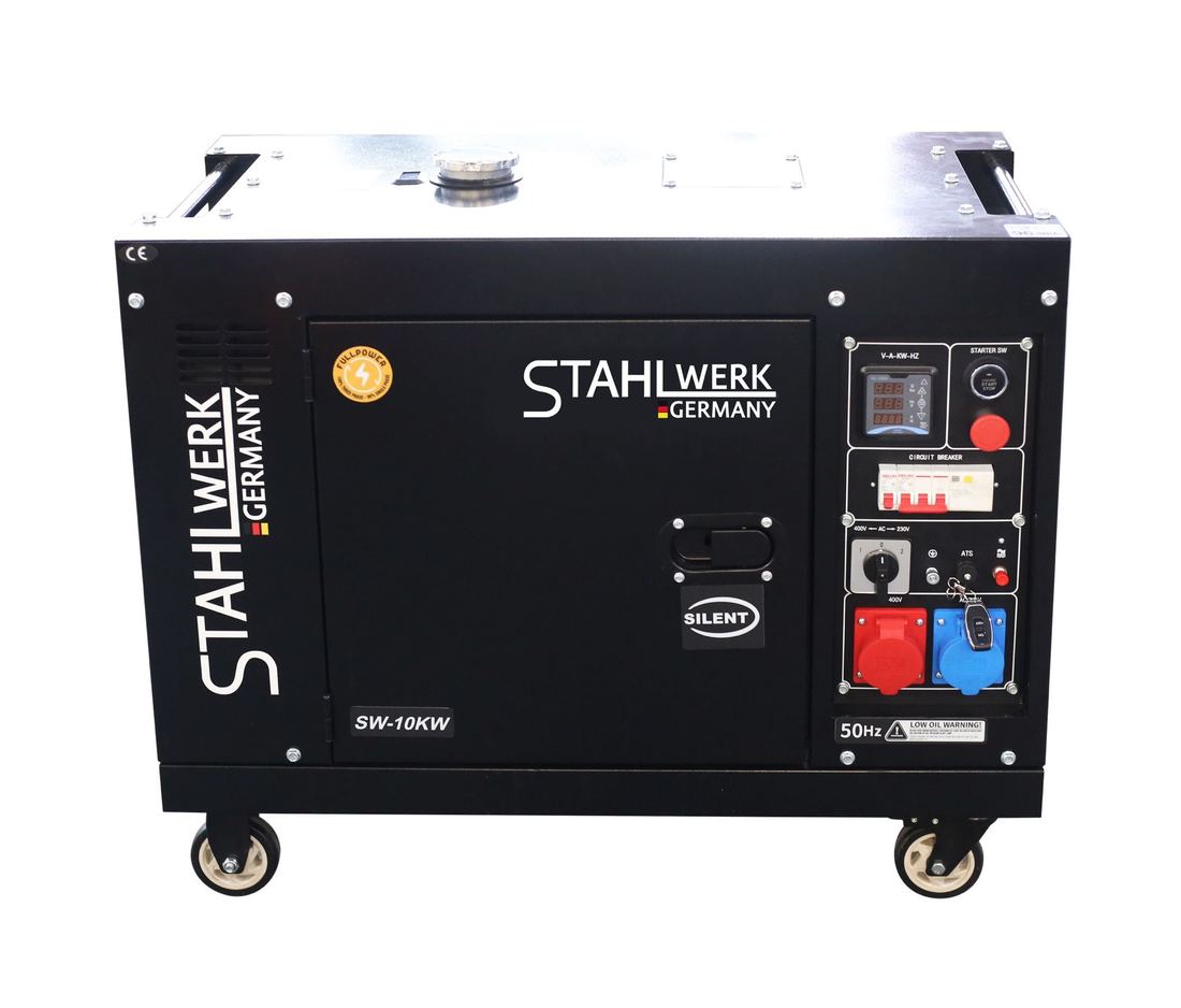 Stahlwerk Germany SW-10KW — Dieselgenerator, Frontansicht