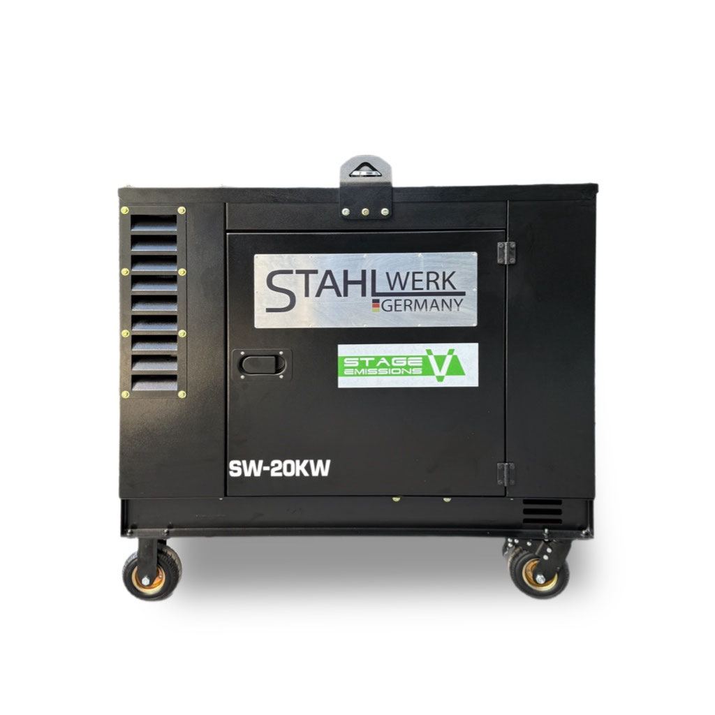 Stahlwerk Germany SW-20KW — Dieselgenerator, Frontansicht nah