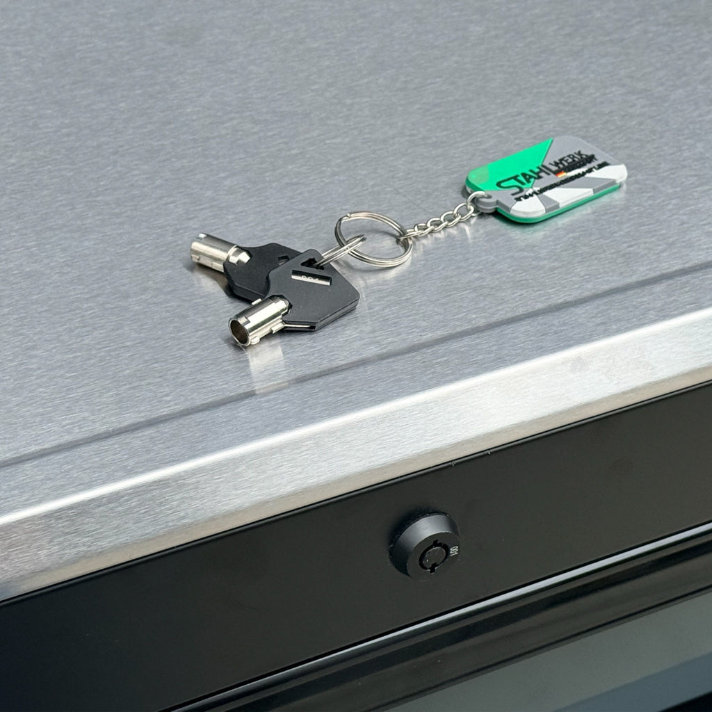 Stahlwerk Germany Tech Series 26 Grau — Werkzeugmodule mit Schaumstoffeinlagen