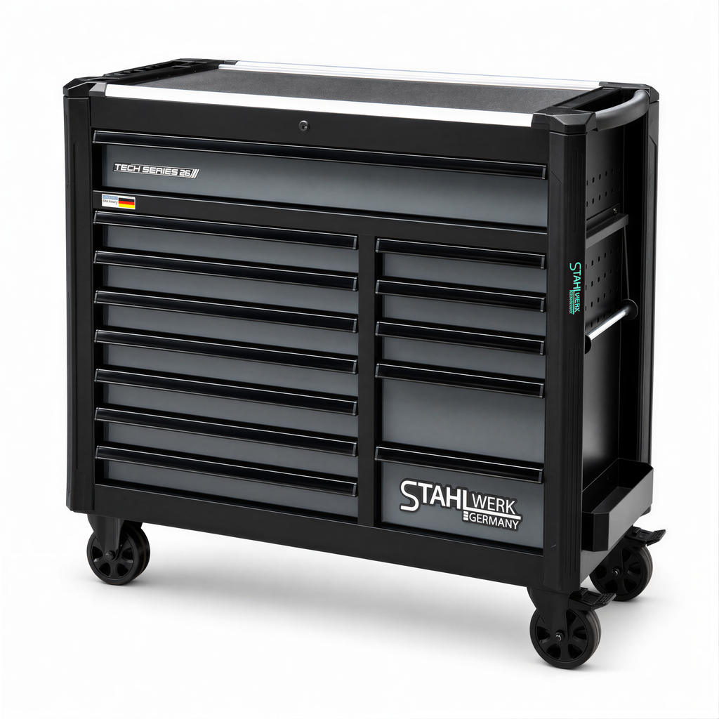 Stahlwerk Germany Tech Series 26 Grau — Seitenansicht