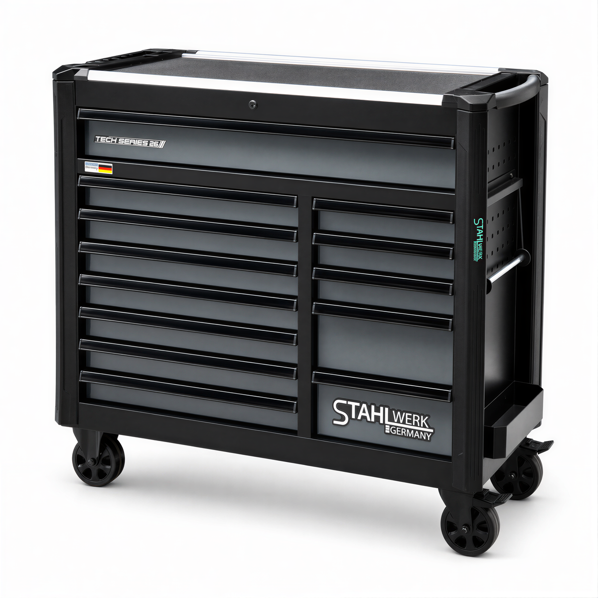 Stahlwerk Germany Tech Series 26 Grau — Seitenansicht